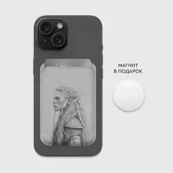 Картхолдер Magsafe магнитный Эльфийка в профиль  - фото 2