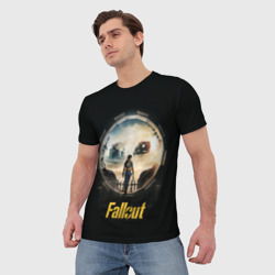 Мужская футболка 3D Фаллаут - Убежище 33 - фото 2