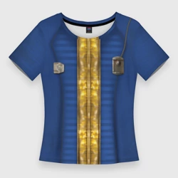 Женская футболка 3D Slim Убежище 31 - Фаллаут костюм