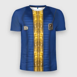 Мужская футболка 3D Slim Убежище 32 - Фаллаут костюм