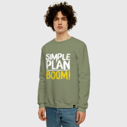 Мужской свитшот хлопок Simple plan - boom - фото 2