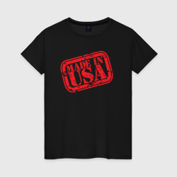 Made in USA – Женская футболка хлопок с принтом купить со скидкой в -20%