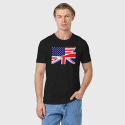 Мужская футболка хлопок США и Великобритания - фото 2