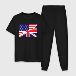Мужская пижама хлопок США и Великобритания