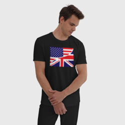 Мужская пижама хлопок США и Великобритания - фото 2