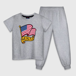 Детская пижама хлопок American flag