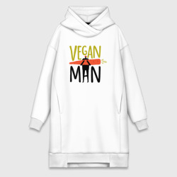 Платье-худи хлопок Vegan man