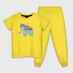 Детская пижама хлопок Cute elephant