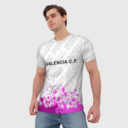 Мужская футболка 3D Valencia pro football посередине - фото 2