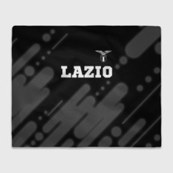 Плед 3D Lazio sport на темном фоне посередине