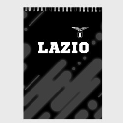 Скетчбук Lazio sport на темном фоне посередине