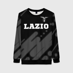 Женский свитшот 3D Lazio sport на темном фоне посередине