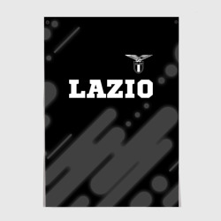 Постер Lazio sport на темном фоне посередине