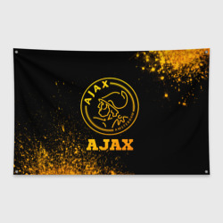 Флаг-баннер Ajax - gold gradient