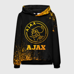 Мужская толстовка 3D Ajax - gold gradient