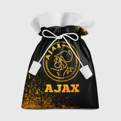 Подарочный 3D мешок Ajax - gold gradient