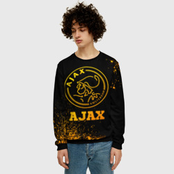 Мужской свитшот 3D Ajax - gold gradient - фото 2