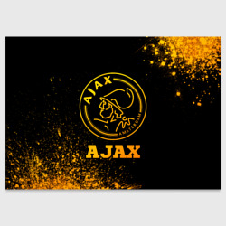 Поздравительная открытка Ajax - gold gradient