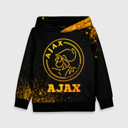 Детская толстовка 3D Ajax - gold gradient