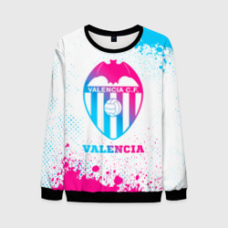 Мужской свитшот 3D Valencia neon gradient style