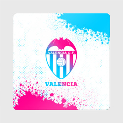 Магнит виниловый Квадрат Valencia neon gradient style