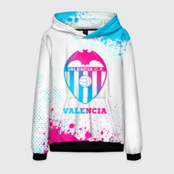 Мужская толстовка 3D Valencia neon gradient style