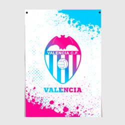 Постер Valencia neon gradient style