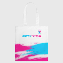 Шоппер 3D Aston Villa neon gradient style посередине