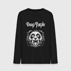 Мужской лонгслив хлопок Deep Purple rock panda