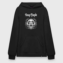 Худи SuperOversize хлопок Deep Purple rock panda