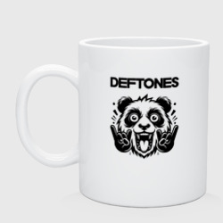 Кружка керамическая Deftones - rock panda