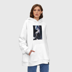 Худи SuperOversize хлопок Жизнь с нуля в альтернативном мире Рем - фото 2