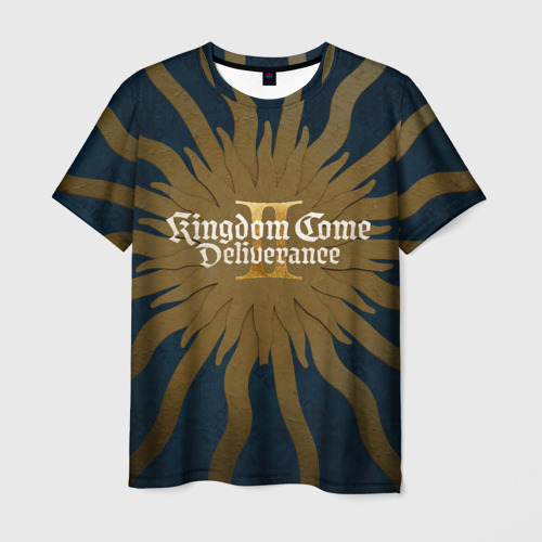 Мужская футболка с принтом Kingdom come 2 deliverance  key art, вид спереди №1
