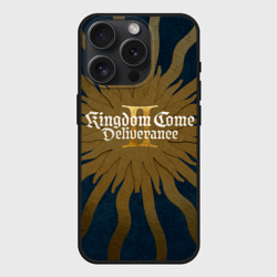 Чехол силиконовый для Apple iPhone 15 Pro матовый Kingdom come 2 deliverance  key art