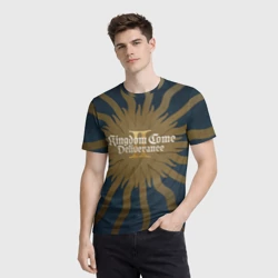 Мужская футболка 3D Kingdom come 2 deliverance  key art - фото 2