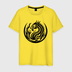 Мужская футболка хлопок Сказочный китайский дракон