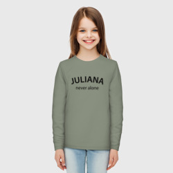 Детский лонгслив хлопок Juliana never alone - motto - фото 2