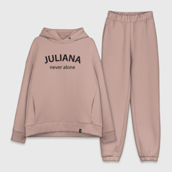 Женский костюм хлопок Oversize Juliana never alone - motto