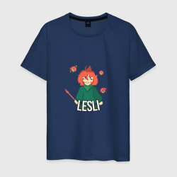 Lesli – Мужская футболка хлопок с принтом купить со скидкой в -20%