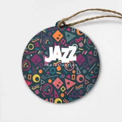 Деревянная игрушка круг Jazz improvisation