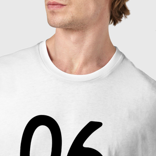 Мужская футболка хлопок с принтом 06 - республика Ингушетия, фото #4