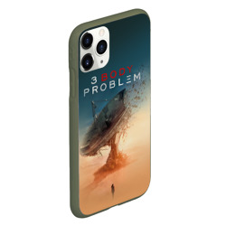 Чехол для iPhone 11 Pro матовый 3 Body Problem - satellite - фото 2