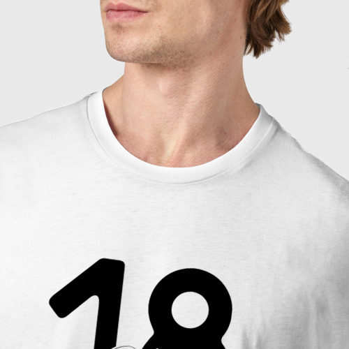 Мужская футболка хлопок с принтом 18 - Удмуртская республика, фото #4