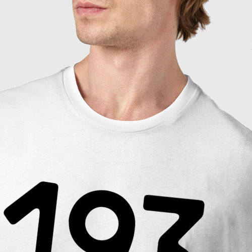 Мужская футболка хлопок с принтом 193 - Краснодарский край, фото #4