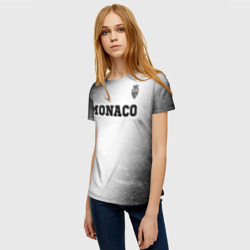 Женская футболка 3D Monaco sport на светлом фоне посередине - фото 2