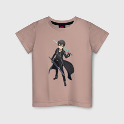 Детская футболка хлопок Мастера Меча Онлайн Кадзуто Киригая