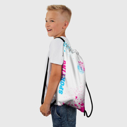 Рюкзак-мешок 3D Sporting neon gradient style вертикально - фото 2