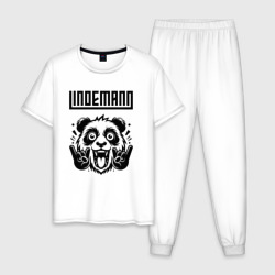 Мужская пижама хлопок Lindemann - rock panda