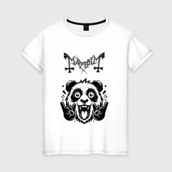 Mayhem - rock panda – Футболка из хлопка с принтом купить со скидкой в -20%