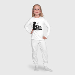 Пижама с принтом Команда Семь смертных грехов для ребенка, вид на модели спереди №4. Цвет основы: белый